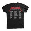 Metallica Футболка унисекс для взрослых MOP European Tour 86