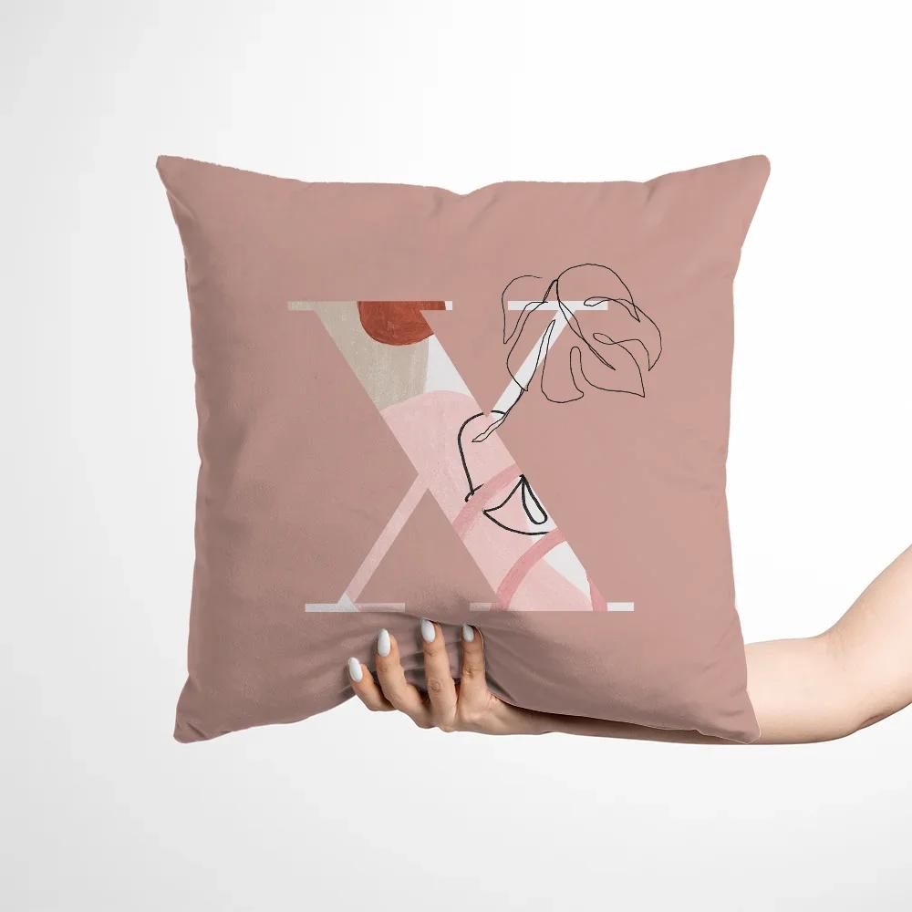 Современные товары для украшения дома Английские буквы Наволочка для подушки x Наволочки Чехлы для подушек Декоративные подушки Диван