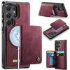 For Samsung Galaxy S25 Ultra Magnetic Case CASEME ME80 Series Leather PC TPU Phone Cover with Detachable Wallet