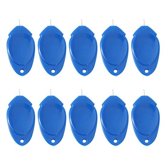 10Pcs Needle Threader Automatic DIY Plastic Hook Design Sewing Threader for Household