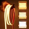 IP68 Waterproof COB LED Neon Strip Light 5m 10m 15m 20m 0.5m 24V 320LED Flexible Tape Silicone Tube Lamp Liner Lighting RA90