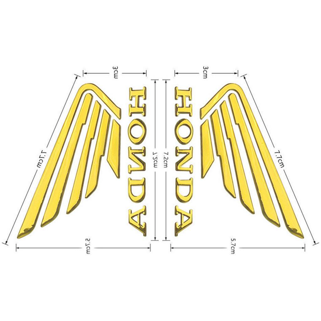 MPC4 3D Honda Sticker Logo Tank Wing Decal