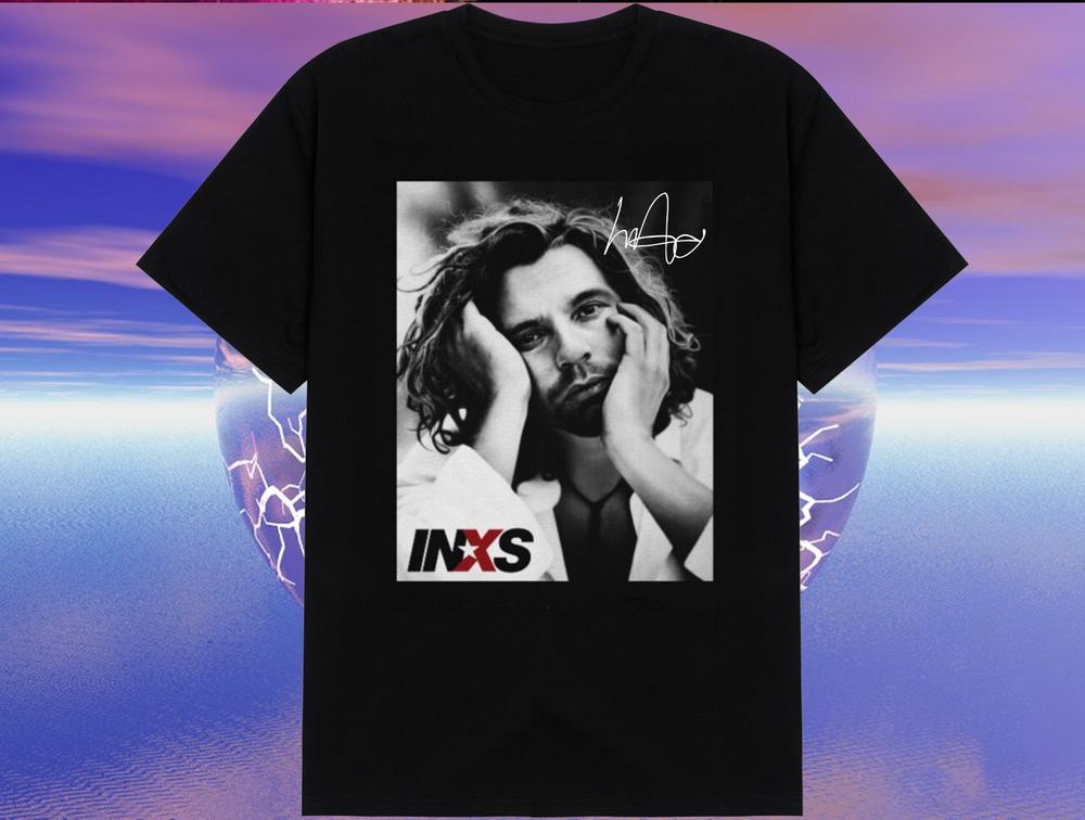 Retro INXS Michael Hutchence T Shirt Classic Black Unisex S To 234XL CG302