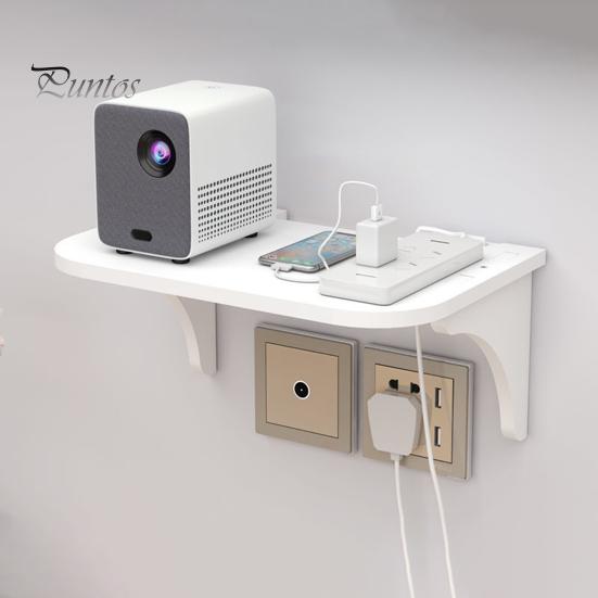 Настенная полка, маршрутизатор, органайзер для удлинителя, двухслойная конструкция, прочная несущая способность, простая установка, плавающая стойка, настенный держатель
