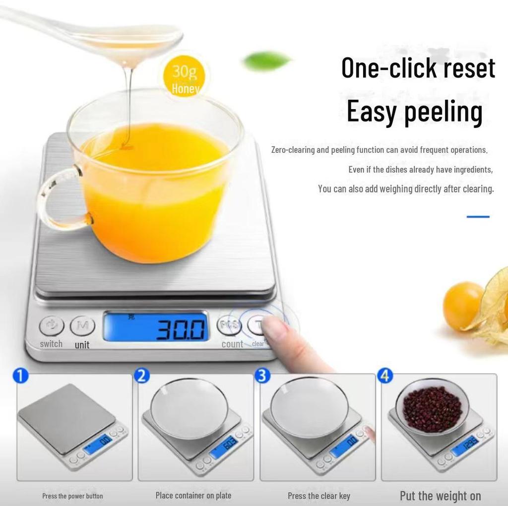 Прецизионные электронные кухонные весы для выпечки и домашнего использования