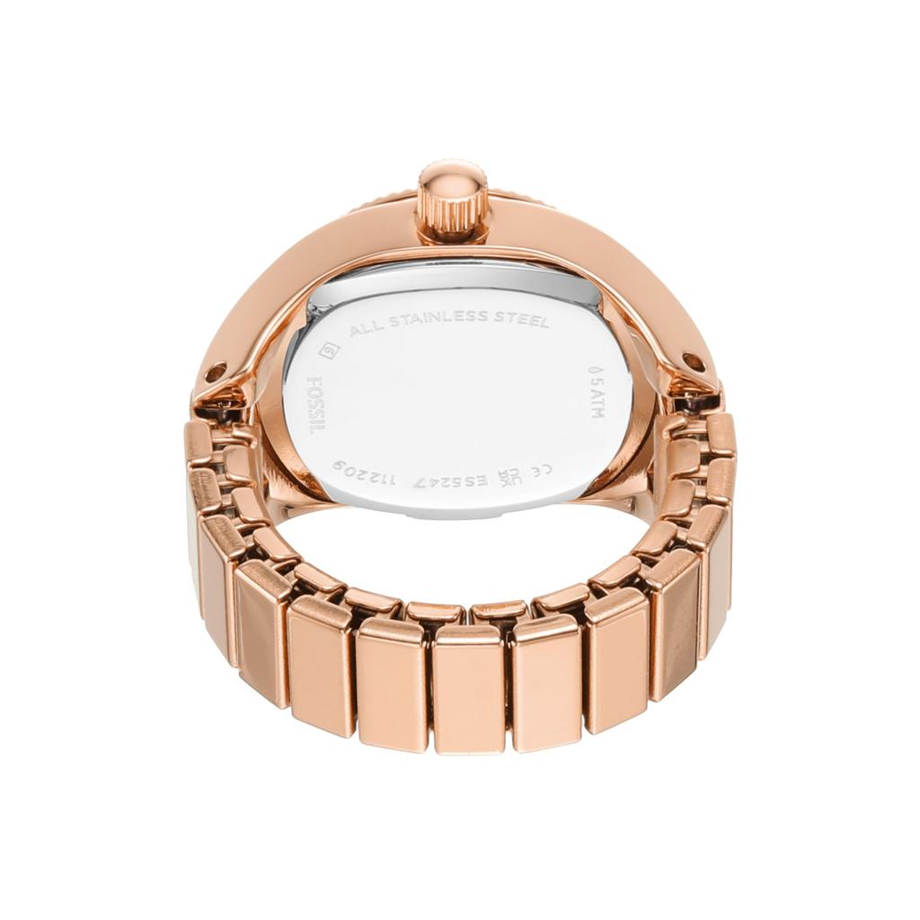 Женское кольцо-часы Fossil ES5247 Розовое золото