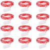 12 Packs 2M Copper Wire String Lights Waterproof Festival Decorative Light  Indoor Room