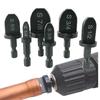 6-Piece British Electric Drill Hexagonal Copper Tube Reamer Set for Air Conditioner Repair