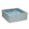 Dry pool 90x90x40 Corduroy Light mint 400 balls: pearl, light mint, light blue
