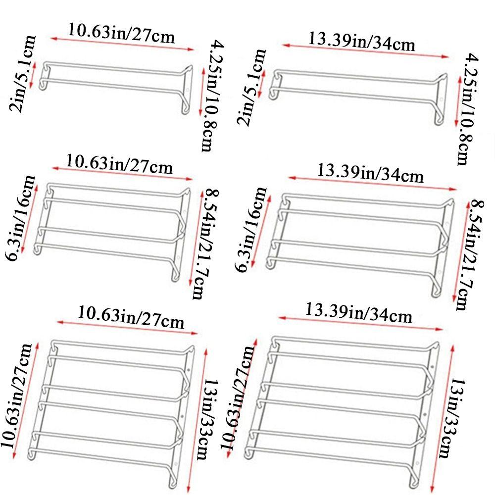 Row Wall Hanging Single Row High Glass Rack Wine Rack Glass Holder Goblet Holder Wine Glass Rack