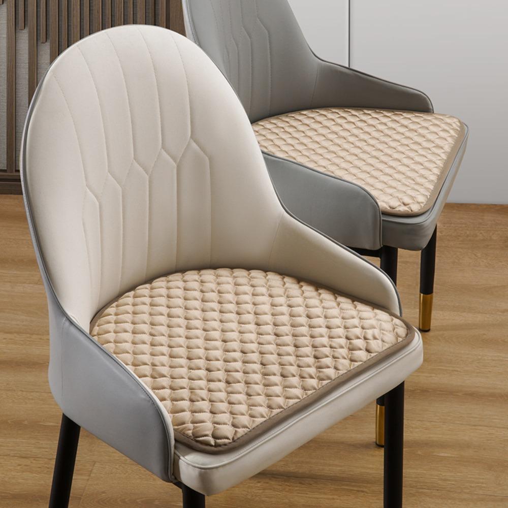44x41cm Curved Dining Chair Cushion Soft Winter Student Cushion Semi-circular Chair Pad Household