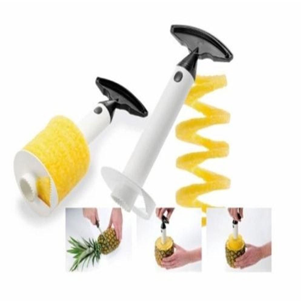 High-quality Pineapple Corer Slicer Peeler Cutter Parer Stainless Kitchen Kit
