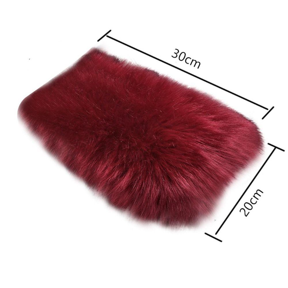 Car Plush Armrest Cover Armrests Storage Box Mats Arm Rest Protection Cushion Arm Rest Console Pad