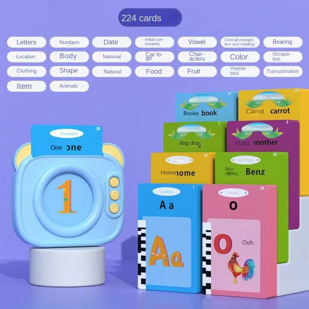 Изучение языка Английский Флэшкарты Интерактивные Дети Аудио Электронные Карточки Книга Дети Подарок