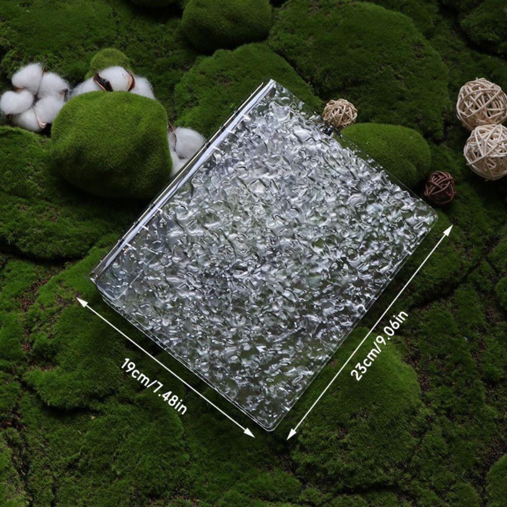 Water Ripple Photocards Holder Transparent Card Booklet Kpop Idol Photo Storage