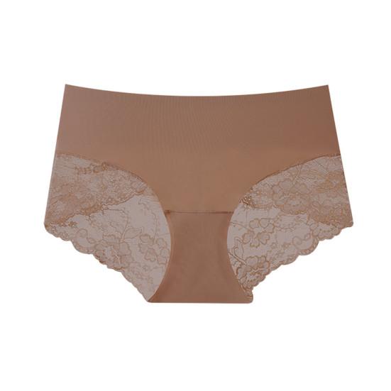 Хлопковое нижнее белье для женщин, сексуальные кружевные эластичные трусики-хипстеры, трусики-бикини с высокой посадкой и бесшовной мягкой чашкой