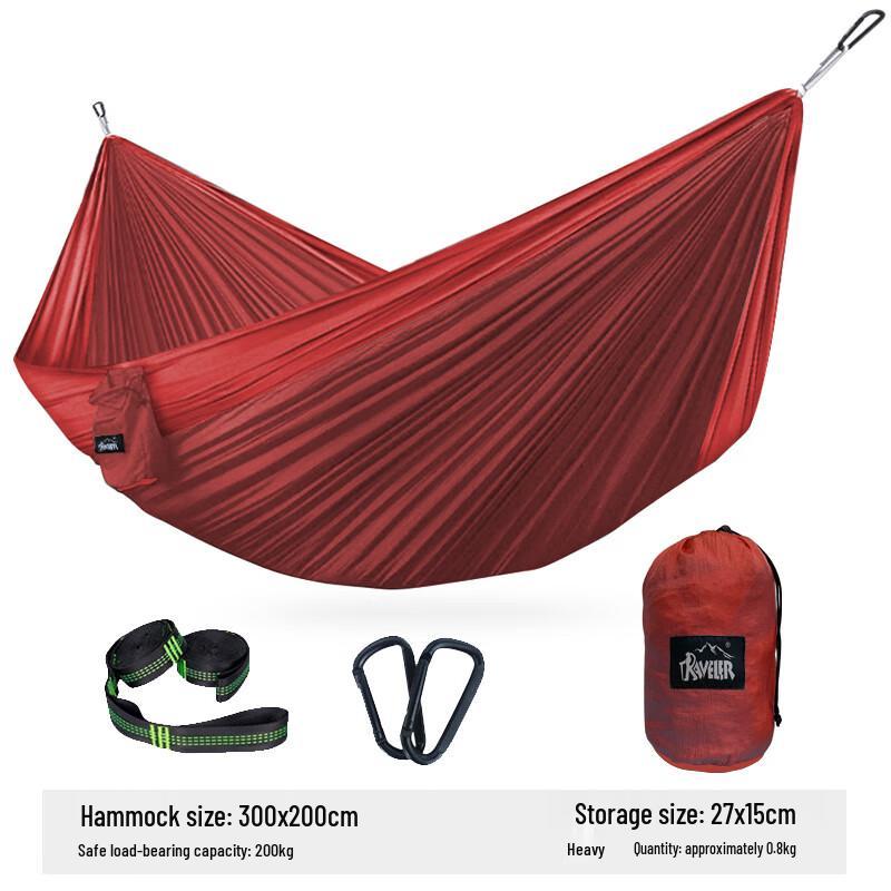 Outdoor Camping Parachute Fabric Double Hammock