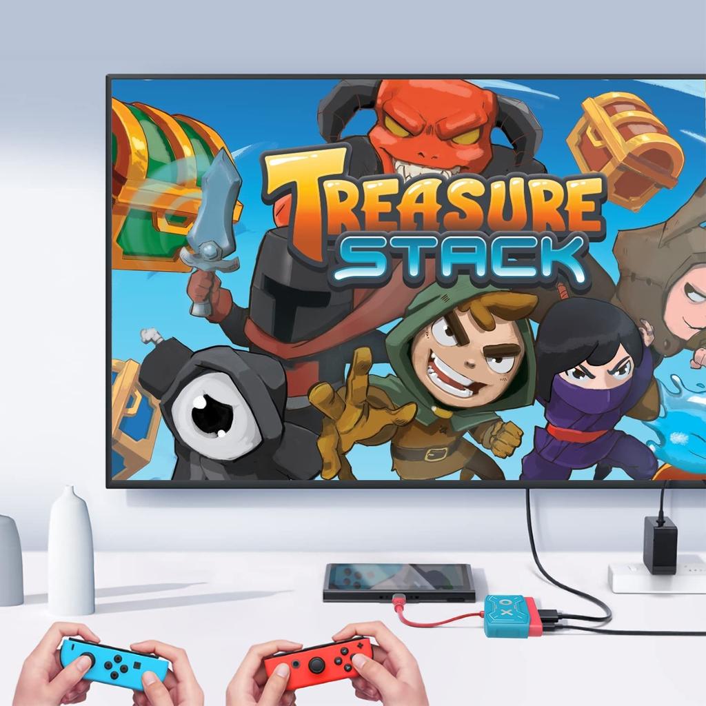 Для Nintendo Switch/Switch OLED Dock TV Dock Портативная док-станция USB C-4K HDMI-совместимый концентратор USB 3.0 Зарядный преобразователь