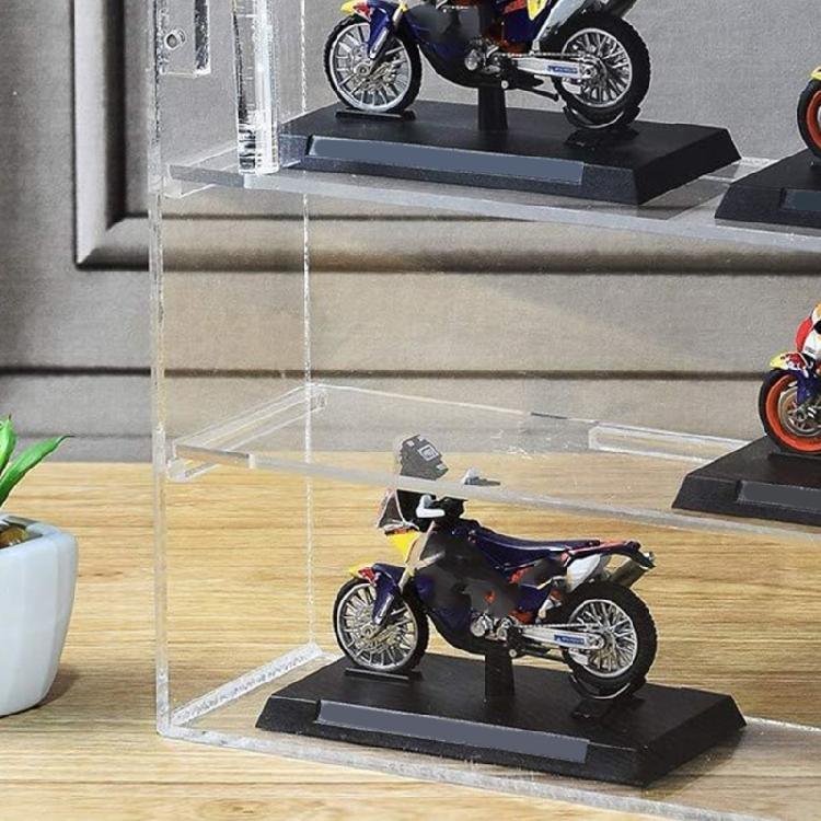 Прозрачный органайзер-кейс для демонстрации игрушек Пылезащитный чехол Декоративная коробка для хранения Идеально подходит для дома и офиса