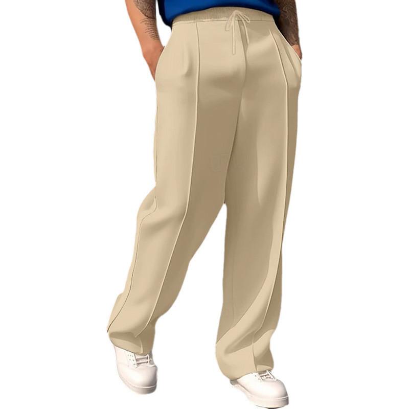 Мужские спортивные и повседневные брюки со средней талией, свободные брюки для бега трусцой