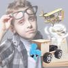 Stem Educational Wind Powered Off-road Vehicle Diy Wooden Model Kit For Children Science Experiment
