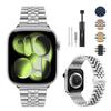 Металлический ремешок для Apple Watch Ultra 3/2 49 мм 11/10 42/46 мм 9 8 7 45/41 мм Браслет из нержавеющей стали Ремешок для запястья iwatch 6 5 SE3 44/40 мм