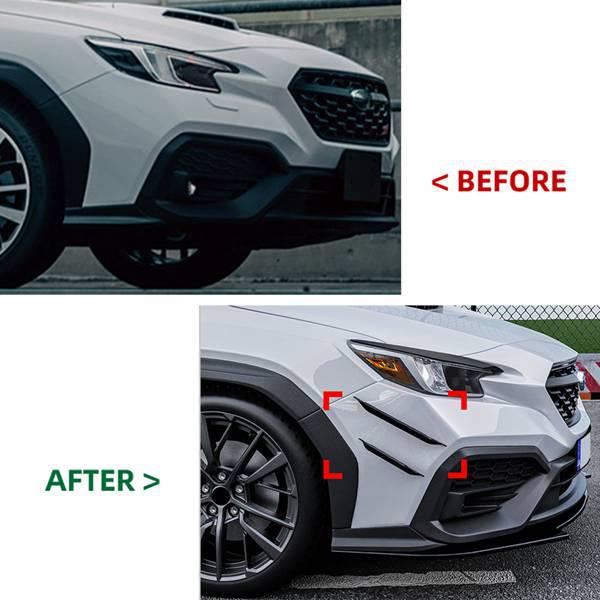4-Piece Front Wind Deflectors for 2022+ Subaru WRX STI VB