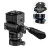 Ulanzi II Video Tripod Head with Uka Quick Compatible with F38 Fluid Pitch and and 4kg Load Leveling Angle Aluminum Alloy Detachable 38mm Compatible