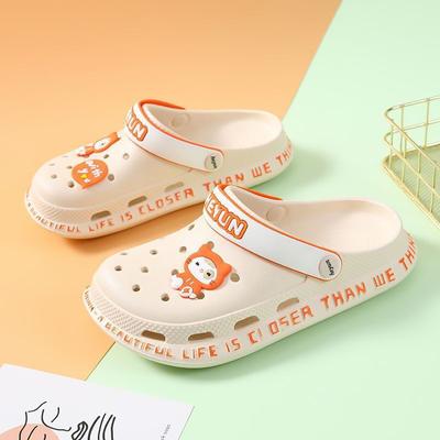 Тапочки женские для улицы летние корейская версия милые ins сказочный ветер медсестра баотоу полутапочки на толстой подошве пляжные