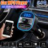 Портативный автомобильный Bluetooth 5.0 FM-передатчик Автомобильный MP3-плеер Аудиоприемник Быстрая зарядка Беспроводное автомобильное двойное USB-зарядное устройство