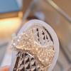Exquisite Children's Rhinestone All-match Sandals Back Bow Sweet Princess Performance Shoes 2024 Summer New Open Toe New Casual