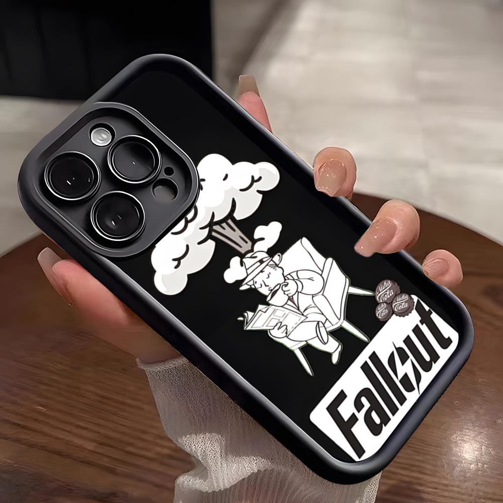 Чехол для телефона F-Fallout Games для IPhone 17 Pro Max 15 Pro 16 14 Plus 12 13 Mini 11 Pro Ударопрочный Мягкий Чехол