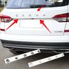 SBNI3 3D ABS car Emblem Skoda Letter front hood Rear Tailgate trunk Decals badge sticker For Skoda Rapid Octavia A5 RS Kodiaq Fabia A7