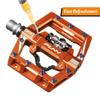 Педали-автоматы Funn Mamba S Односторонние SPD-совместимые педали для горного велосипеда Односторонние плоские педали Подходят для горного BMX гравийного велосипеда