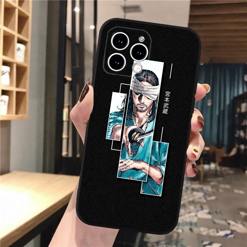 Чехол для телефона Для iphone 17 Pro Max 17 Pro Air 16 15 14 13 Pro Max 15 16 Pro 15Plus Vagabond Миямото Мусаси