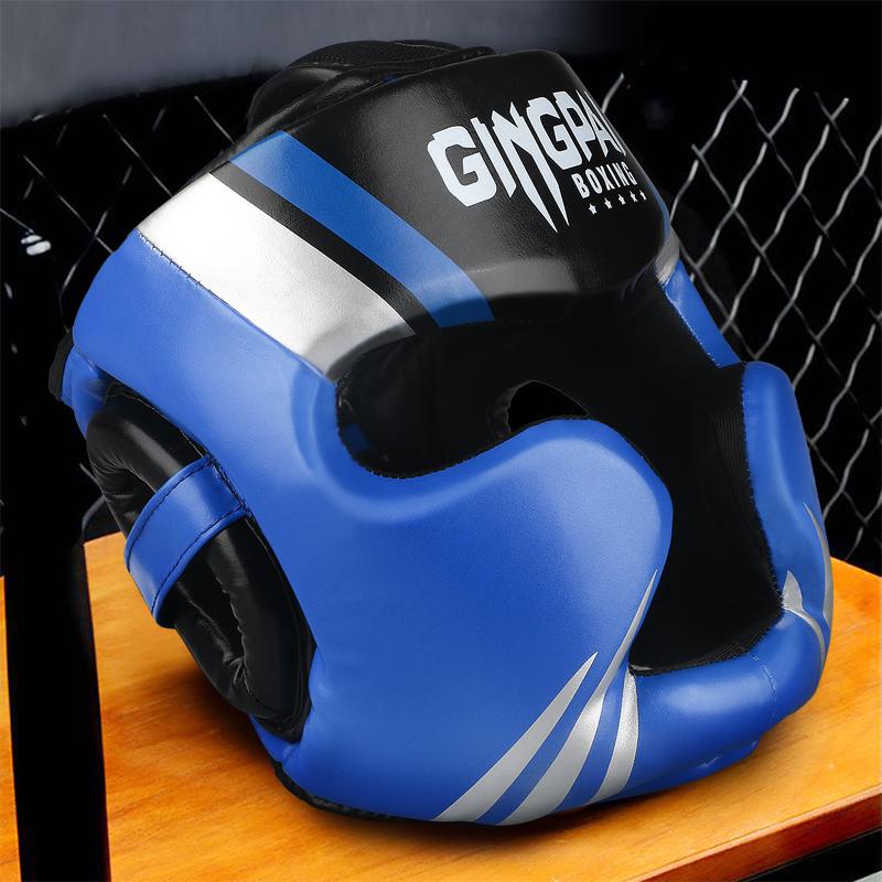 For Full-Covered ABS Material Kickboxing Muay Thai Helmets Adult Child Safety Training Headgear Promotional Protector Boxing