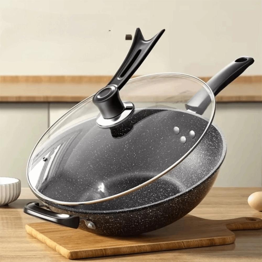 Сковорода с плоским дном Универсальный вок Кухонная посуда Сковорода для жарки Стейк