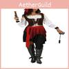 Lavish Buccaneer Fancy Dress Costume For Adults Caribbean Pirate Theme