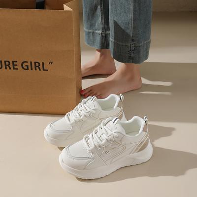 Модные женские кроссовки CRLAYDK, повседневные кожаные теннисные, легкие, на массивной подошве, модная обувь, обувь для ходьбы, беговые спортивные кроссовки