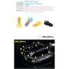 8Pcs M4x8mm TC4 Titanium Alloy MTB Pedal Screws Anti-Slip Bolts for XC AM DH Downhill Bike New