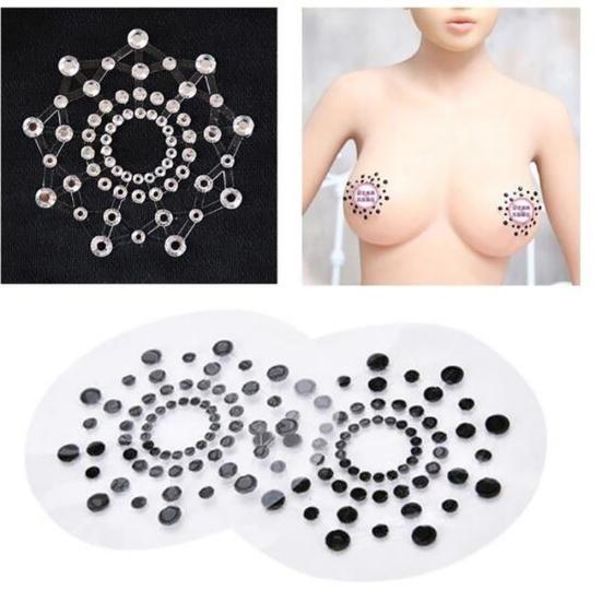 Сексуальная форма цветка, пирожки для груди, бюстгальтер с блестками, клейкие наклейки, накладки на соски