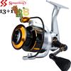Спиннинговая рыболовная катушка, рыболовное колесо с левой/правой ручкой, спиннинговая катушка для троллинга и ловли карпа