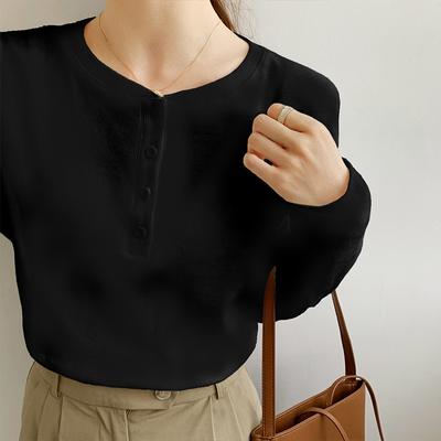 Осенняя новая белая футболка с длинными рукавами для женщин в корейском стиле, весна-осень, нижняя рубашка, дизайн, нижнее белье, топ с V-образным вырезом