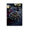 Modern Restaurant Decoration Gourmet Kitchen Poster Blueberry Fruit Print Mural Art Canvas Dessert Decoration Painting Picture No Frame