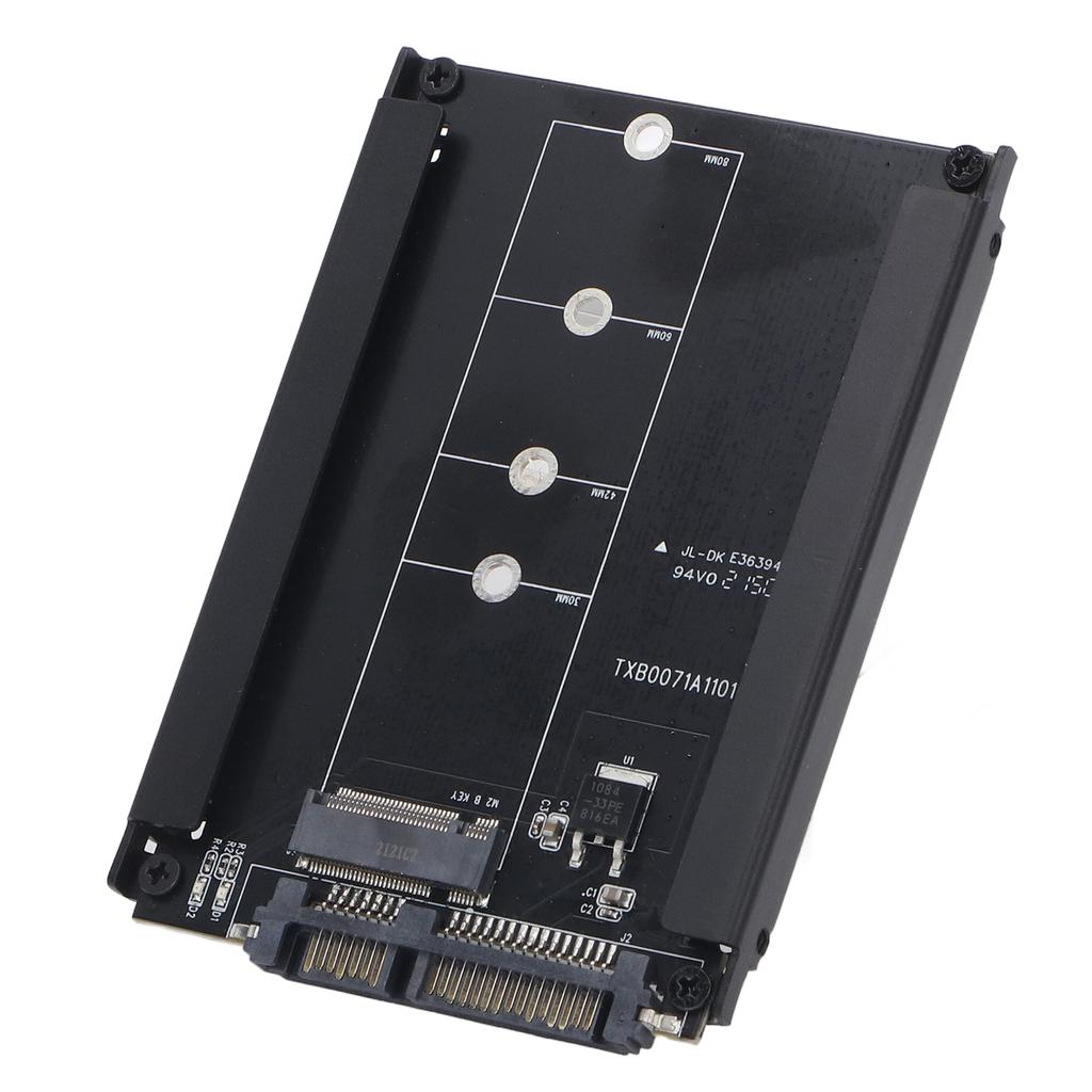 M.2 B Key To SATA3 Adapter Card Professional High Speed Transmission 6Gbps M.2 B Key To 2.5 Inch