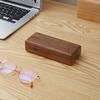 Large Capacity Wood Glasses Case Retro Walnut Wood Storage Box Wood Eye Glass Holder  Outdoor