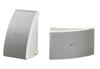YAMAHA All-Weather Speaker with Mounting Hardware for Small Equipment, White (1 Pair) NS-AW392W