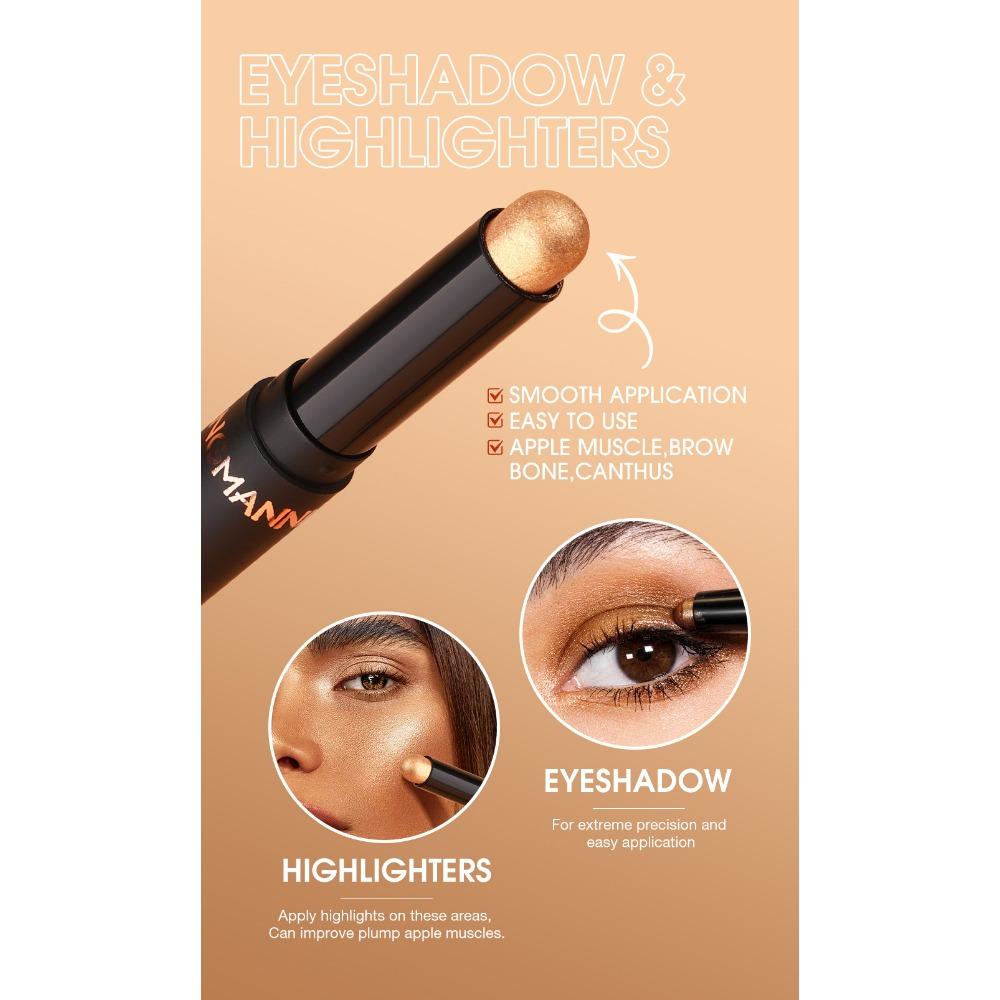 Langmanni New Eye Shadow Stick Waterproof and Permanent Cross -border Hot Selling Eyelasia Fashion