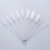 Bottle Clean Brush 10pcs Set Stainless Steel Soft Hair Brush Pipette Straws Brush Multipurpose Household Cleaning Tools