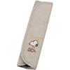 BONFORM Fancy Snoopy Elegance Seat Belt Pad 75 X 250 X 30mm Ivory Size Color 7243-16IV